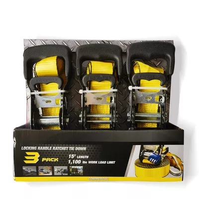1.5"x15'X B/S 3300LBS-J Hooks-3PK 1
